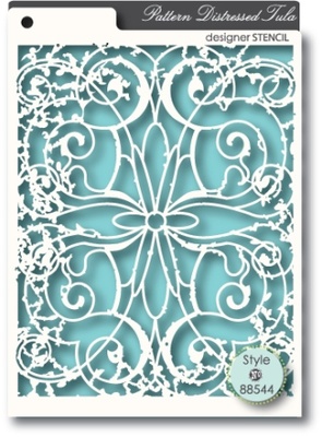 Маска от Memory Box -  STENCILS- Distressed Tula