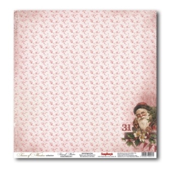 Лист бумаги для скрапбукинга  от ScrapBerry's - Время чудес - Время чудес