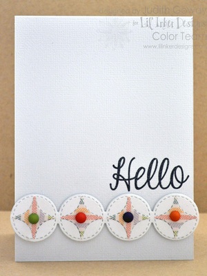 Ніж для вирубки з Lil'Inker Designs - Connected Circles Die