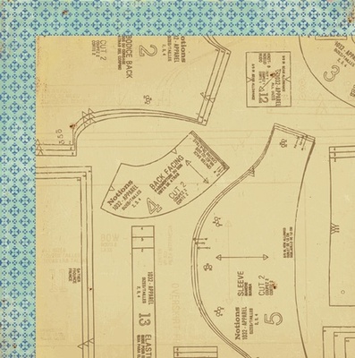 Аркуш скрап-паперу Crate Paper - Pretty Party Spool, 30x30 см, двосторонній