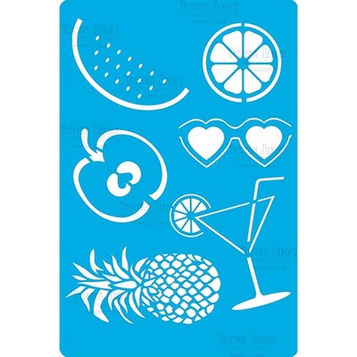 Трафарет - Фабрика Декора - Летний отдых, 15смх20см