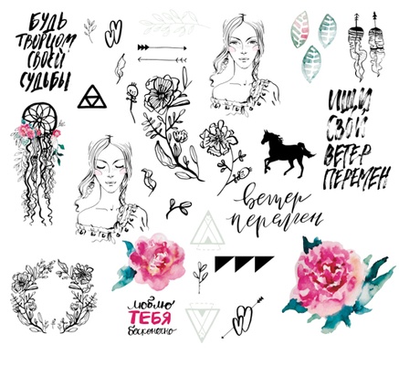 Набір висічок для скрапбукінгу від Polkadot - Вітер змін, 32 елемент, щільність 300 gr\ 2