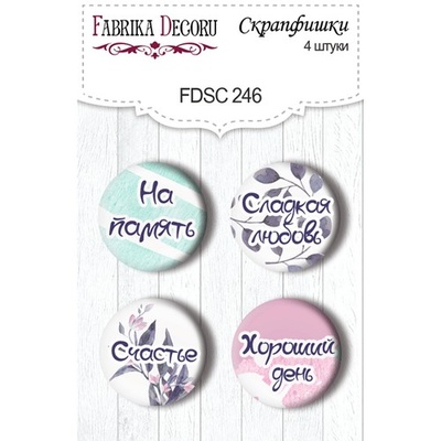 Набір фішок ТМ Фабрика Декору з 4 шт. №246, Mysterious garden