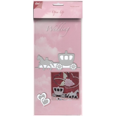 Ніж для вирубки Joy Crafts - Joy! Craft Pop Up Die - Drawn Coach - Весільна карета