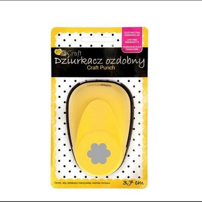 Дірокол фігурний 3,7 СМ Квітка, TM dpCraft (Dalprint)