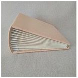 Заготовка для альбому в м'якій обкладинці (персиковій) 10 аркушів, розмір 20*20 см з пивного картону