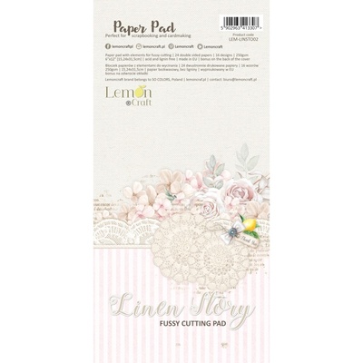 Набір паперу для скрапбукінгу Lemoncraft - Linen Story, 15.2х30.5 см, елементи для вирізання