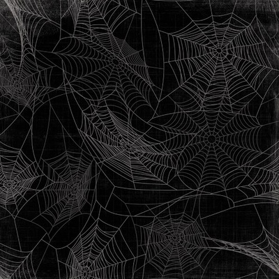 Бумага для скрапбукинга c глиттером My Mind's Eye Happy Haunting - Chevron, двусторонняя, 30х30 см, 1 лист