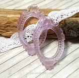 Прозора рамка зі смоли №2 (бузкова) від Евгенія Курдібановська ТМ