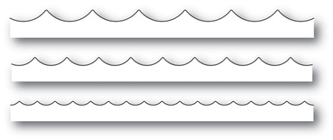 Ніж для вирубки від Poppystamps - Wave Trio