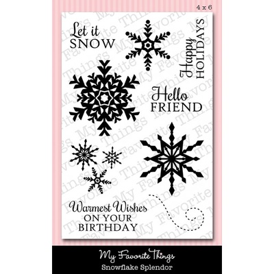 Акриловые штампы My Favorite Things - LJD Snowflake Splendor