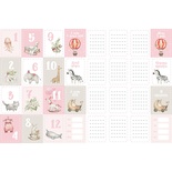 Набір смужок з картинками для декорування Boho Baby Girl 4 шт. 5x30,5см, ТМ Фабрика Декору