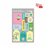 Висічки для скрапбукінгу від ROSA TALENT - Cake delicious 1, картон, 12,8 x20см