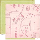 Аркуш скрап-паперу Crate Paper - Pretty Party Party Dress, 30x30 см, двосторонній