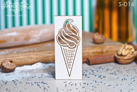 Чипборд від Вензелик - Морозене 02, розмір: 25x63 мм