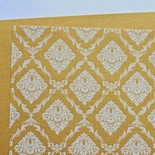 Аркуш дизайнерського паперу з візерунком Розкішно 3, колір Золото 2, А4