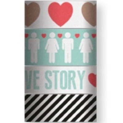 Бумажный скотч Teresa Collins - Save the Date - Decorative Tape, 4 штуки