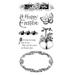 ЦЕНА СНИЖЕНА! Набор резиновых штампов Graphic 45 - Sweet Sentiments - Cling Stamp 3, 10х21 см