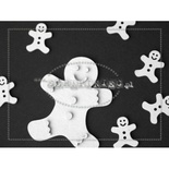 Чипборд Scrapiniec - Імбирні пряничні чоловічки, 13 штук
