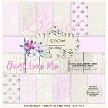 Набор скрапбумаги LemonCraft - Just Love Me Basic, фоновые дизайны, 30х30 см,  с бонусом