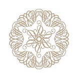 Пластини для фольгування від Spellbinders - Elegant Circle