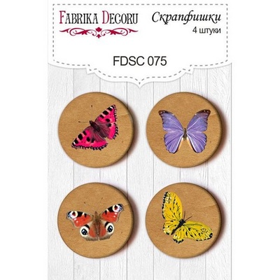 Набір скрап-фішок від ТМ Фабрика Декору з 4 шт. FDSC 075