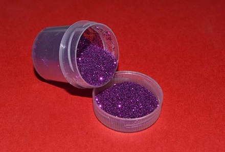 Глиттер фасованный от ScrapBerry's - Лавандовый, 10 г, 12 мл