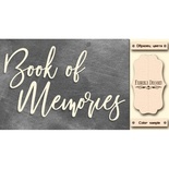 Набор чипбордов TM Fabrika Decoru Book of memories, FDCH-281, цвет молочный