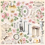 Аркуш з картинками для вирізання Nostalgia 30,5x30,5см, ТМ Фабрика Декору