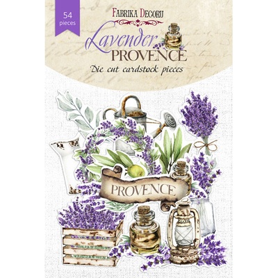 Набор высечек, коллекция Lavender provence, 54шт, ТМ Фабрика Декору