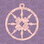 Чипборд. Новорічна куля №3