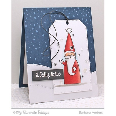 Резиновый штамп My Favorite Things - BG Snowfall Background, с оснасткой (BG26)