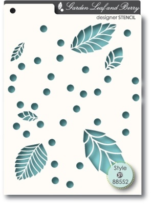Маска от Memory Box -  STENCILS- Leaf and Berry