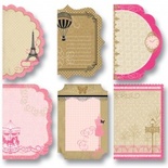 Міни карточки відривні від Folia - Design Paper Mini "Catties", Paris