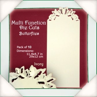 Flower- Soft - Multi Function Die Cuts - Butterflies (Ivory)