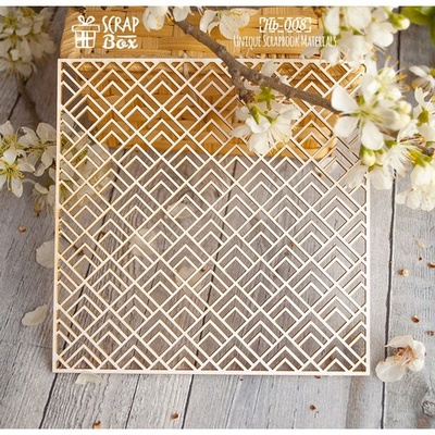 Чипборд ScrapBox - Геометрія Hb-008