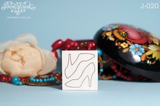 Чипборд від Вензелик - Пара туфельок, розмір: 28x33 мм