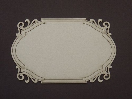 Чипборд від Dusty Attic - Framed Journal Box - oval