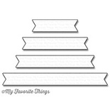Ніж для вирубки My Favorite Things - Die-namics Essential Fishtail Sentiment Strips, 4 шт.