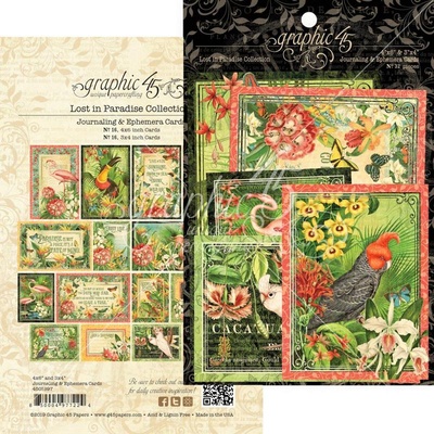 Набір карток Graphic 45 - Lost In Paradise, 32
