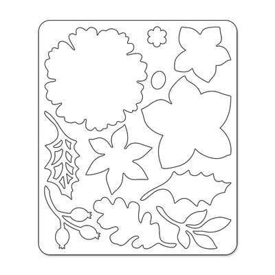 Ніж для вирубки Sizzlits Die - Sizzix - Holiday Greenery, 658731