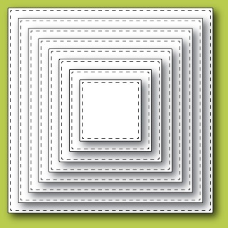 Ножи от Memory Box - Stitched Square Layers craft dies