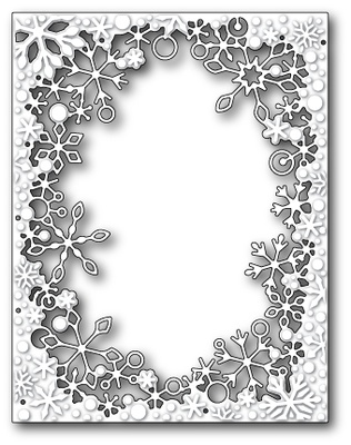 Нож для вырубки от Memory Box - Dancing Snowflake Frame  