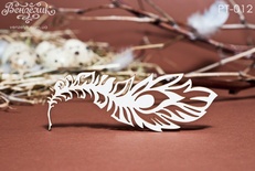 Чипборд від Вензелик - Перо Жар-Птиці, розмір: 37x100 мм