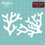 Чипборд від Вензелик - Набір коралів 01, 50x58; 65x62 мм