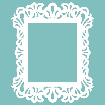 Чипборд от Вензелик - Рамка 51, размер: 64*78 мм