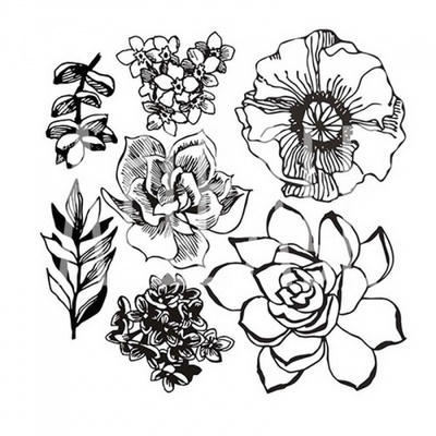 Набор штампов от Артелье, #Мастхэв, 8х8 см