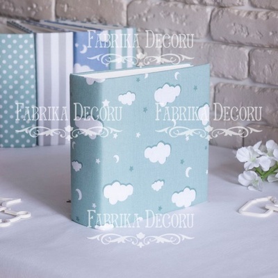 Заготовка альбому в м'якій обкладинці М'ятні хмари, TM Fabrika Decoru