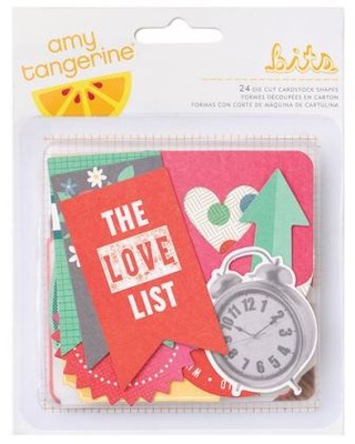 Набір висічок від American Crafts -Cut & Paste, Amy Tangerine