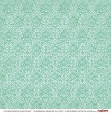 Бумага для скрапбукинга от ScrapBerry's - Драгоценности - Сияющая элегантность, двусторонняя, 30,5x30,5 см